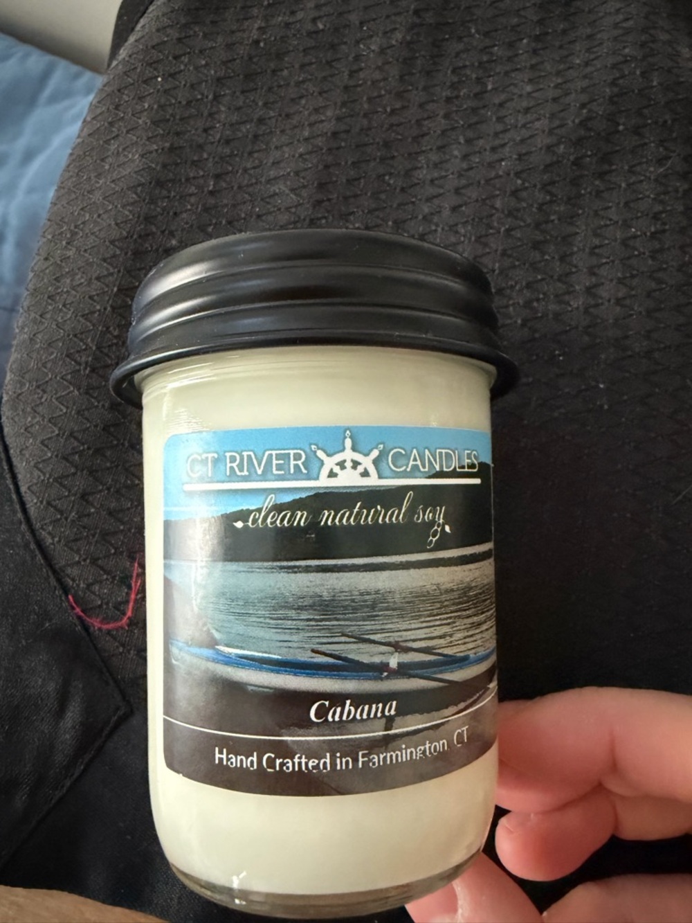 Cabana Soy Jar Candle - White